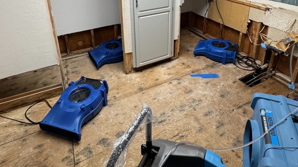 water damage restoration wa