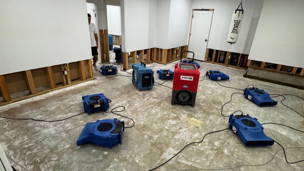 water damage restoration
